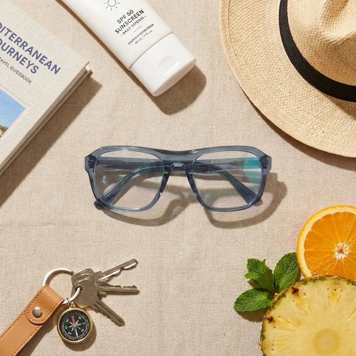 Lentes opticos Tom azul antirreflex receta optica Bonoboss #color_azul