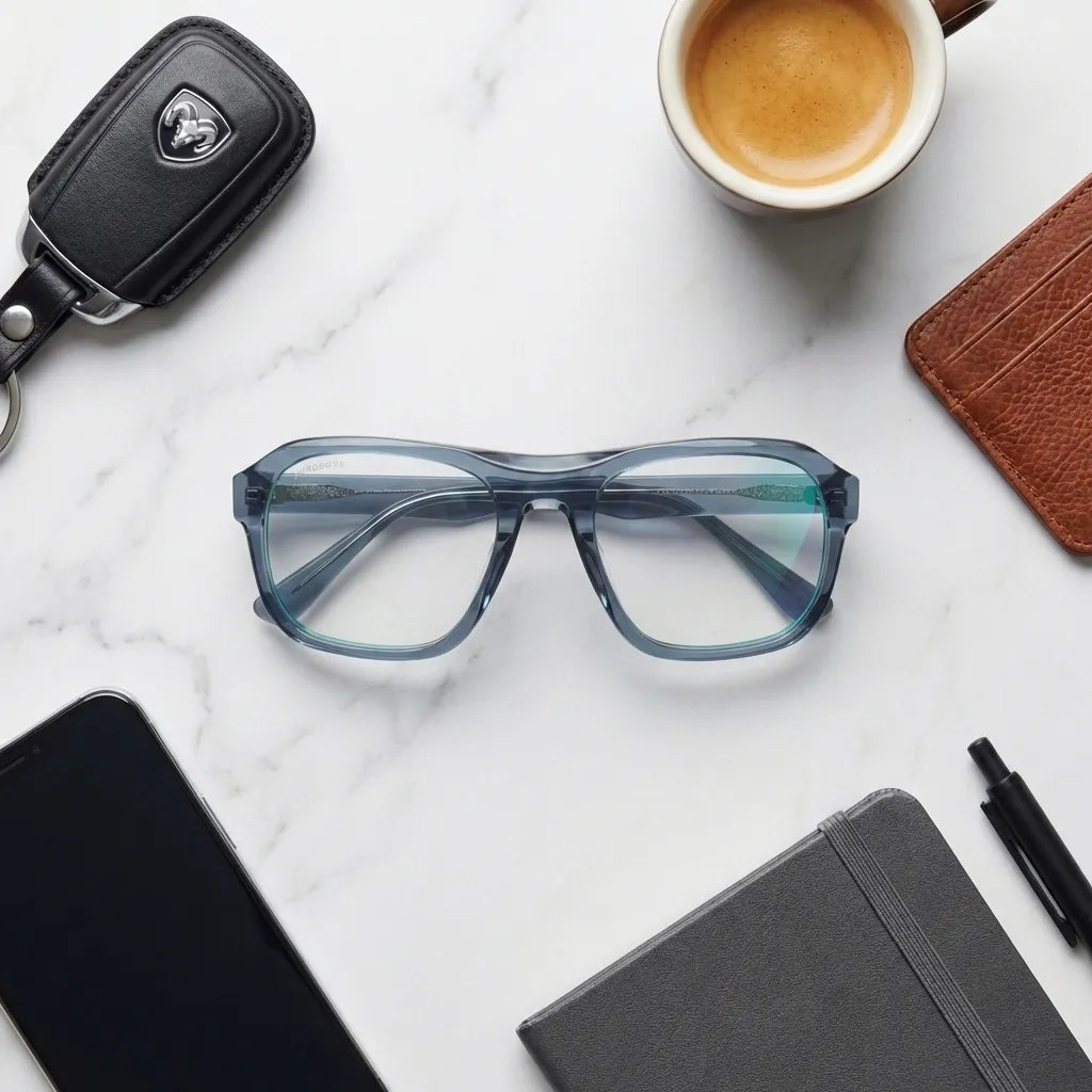 Lentes opticos Tom azul antirreflex receta optica Bonoboss #color_azul