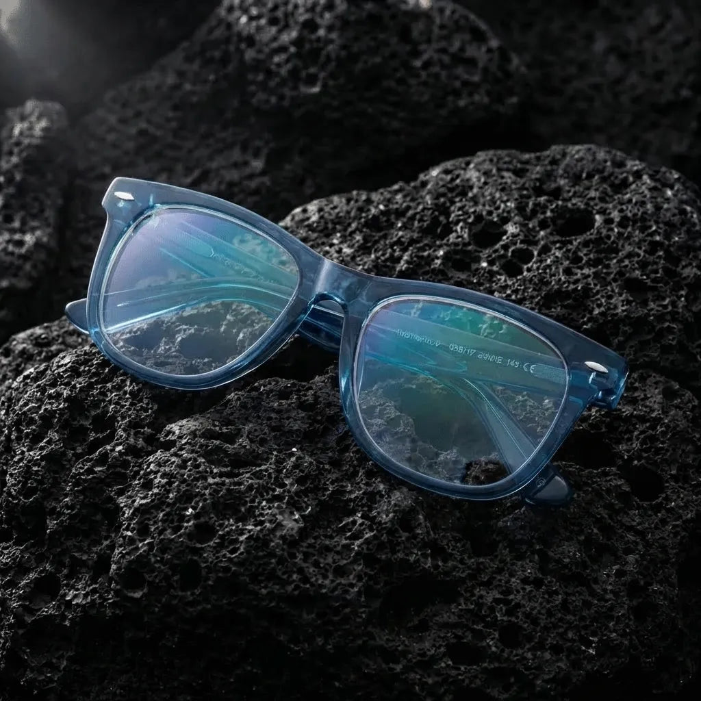 Lentes opticos Valencia azul antirreflex receta optica Bonoboss #color_azul