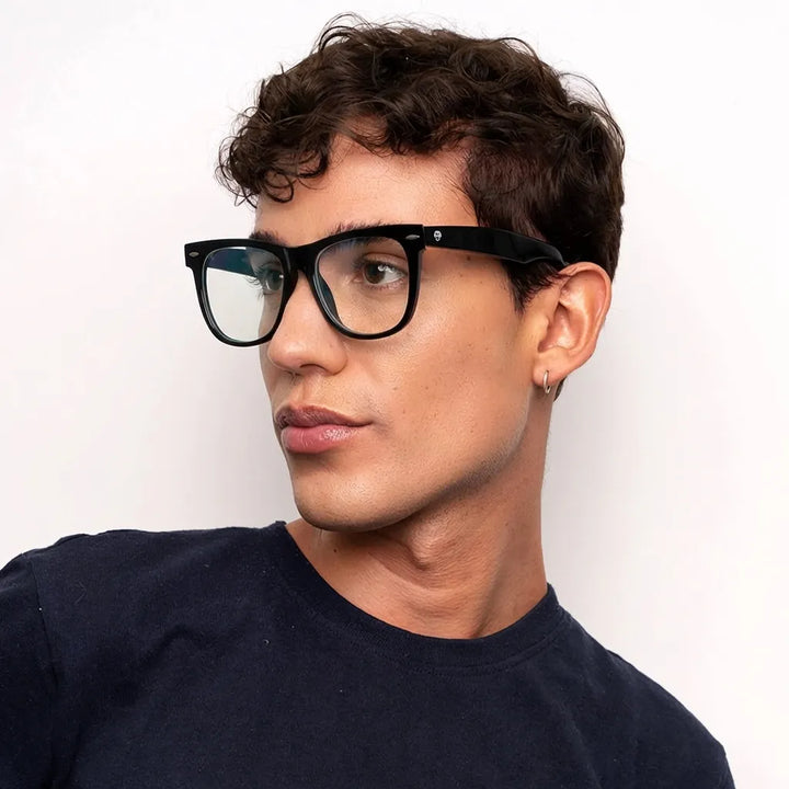 Lentes opticos Valencia negro antirreflex receta optica Bonoboss #color_negro