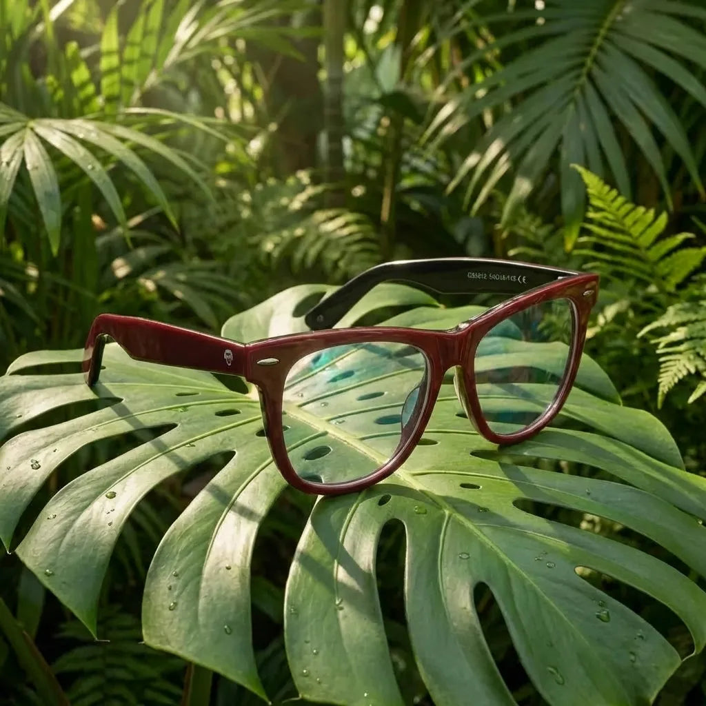 Lentes opticos Valencia rojo antirreflex receta optica Bonoboss #color_rojo