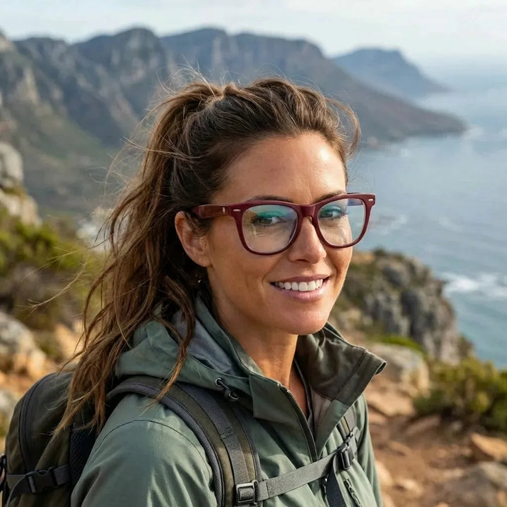 Lentes opticos Valencia rojo antirreflex receta optica Bonoboss #color_rojo