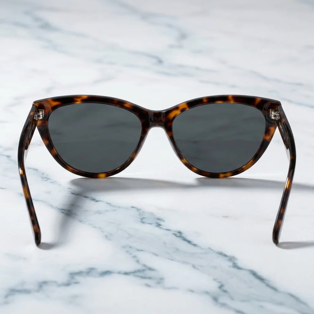 Vesta lentes ópticos carey marmol blanco frontal Bonoboss #color_carey