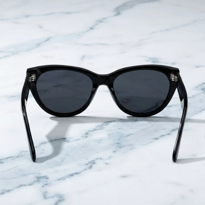 Vesta lentes ópticos negro marmol blanco frontal Bonoboss #color_negro