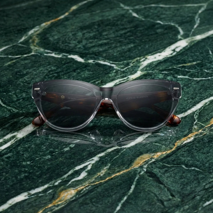 Vesta lentes ópticos transparente marmol verde frontal Bonoboss #color_transparente