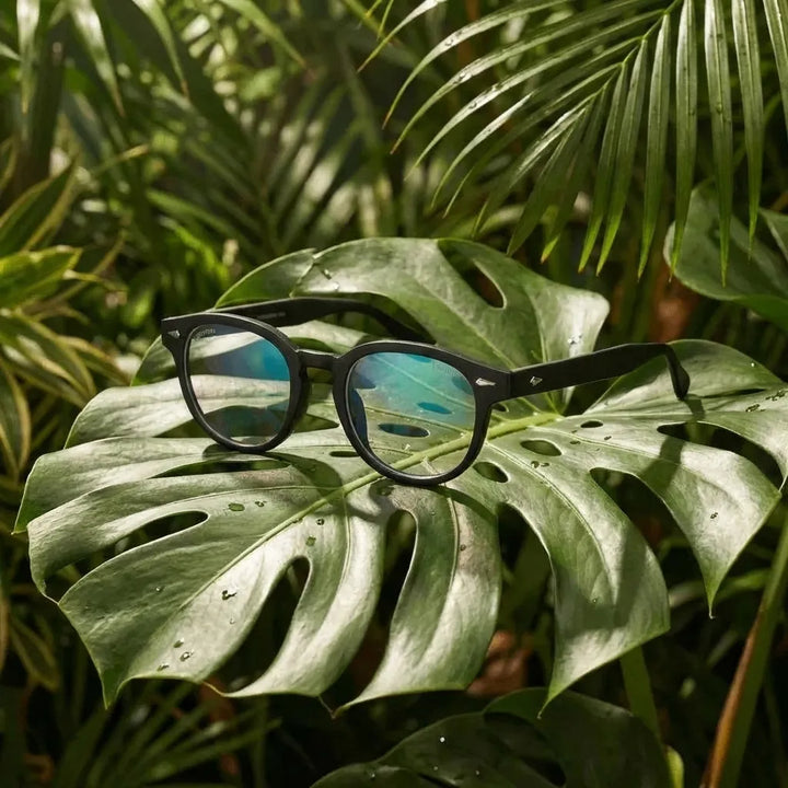 Lentes opticos Waimea RPET espejado-azul antirreflex receta optica Bonoboss #color_espejado-azul