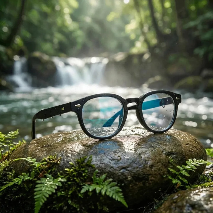 Lentes opticos Waimea RPET espejado-azul antirreflex receta optica Bonoboss #color_espejado-azul