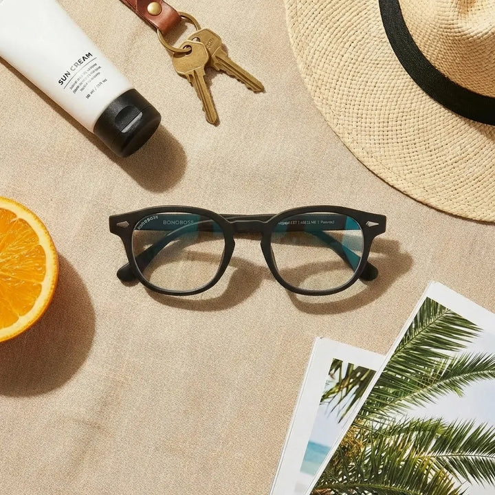 Lentes opticos Waimea RPET negro antirreflex receta optica Bonoboss #color_negro