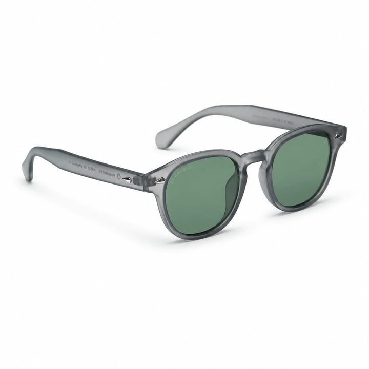 Lentes de sol Bonoboss Waimea RPET Transparente G15 vista tres cuartos plástico reciclado #editorial_angulo45 #color_transparente-g15