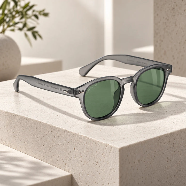 Lentes de sol Bonoboss Waimea RPET Transparente G15 en contexto de estilo de vida #color_transparente-g15