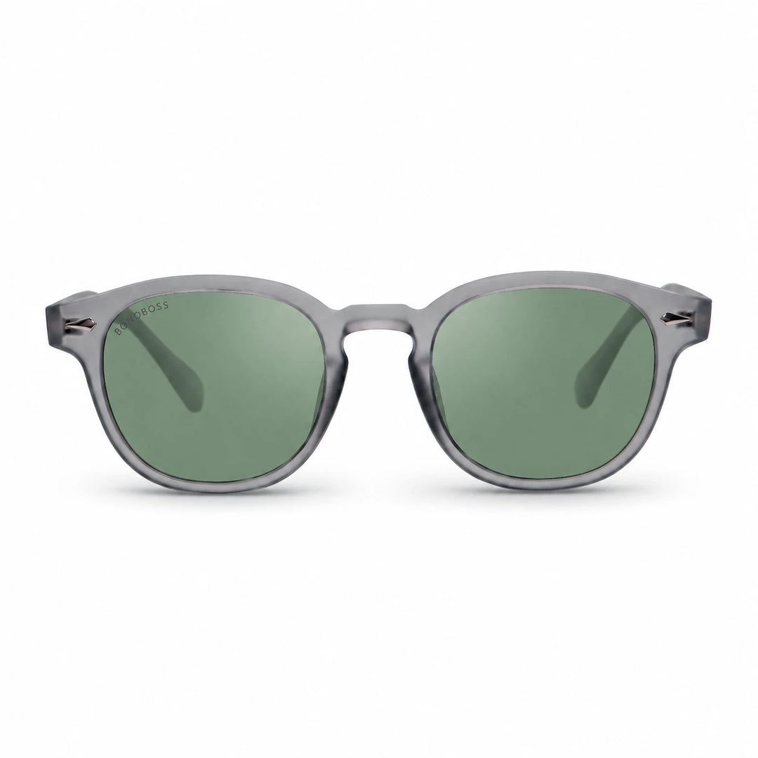 Lentes de sol Bonoboss Waimea RPET Transparente G15 vista frontal plástico reciclado #editorial_frontal #color_transparente-g15