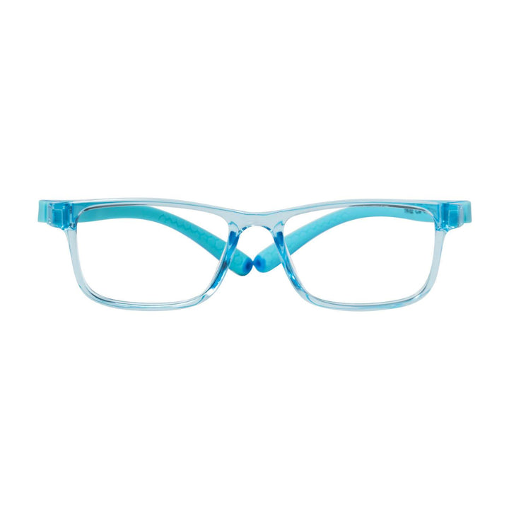 marcos opticos para niños de forma rectangular tranpsarentes de cara redonda #color_transparente-azul
