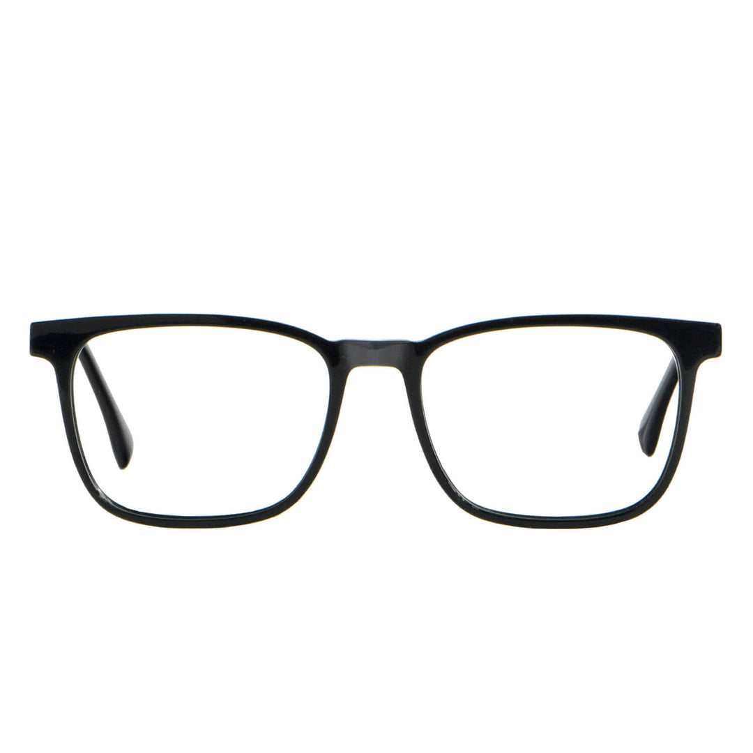 marcos lentes rectangulaes  redondos acetato color negro filtro azul hombre mujer #color_negro