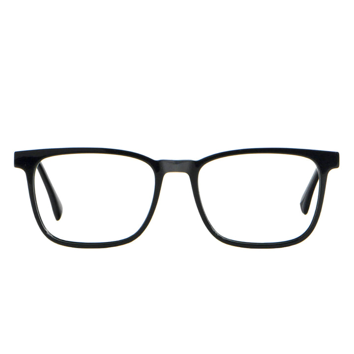 marcos lentes rectangulaes  redondos acetato color negro filtro azul hombre mujer #color_negro