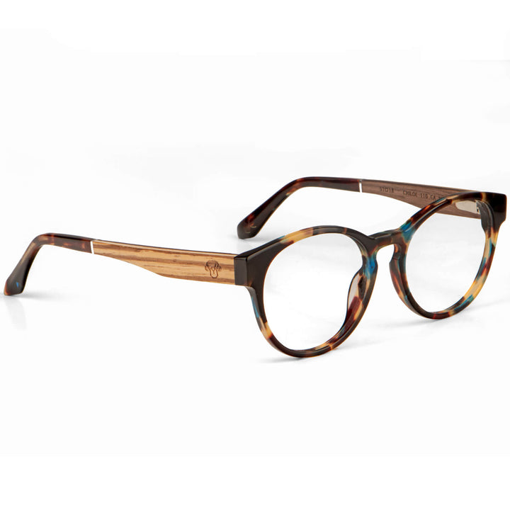 marcos opticos lentes redondos color carey con patas de madera natural color cafe. Anteojos opticos redondos para hombre y mujer con o sin receta #color_carey