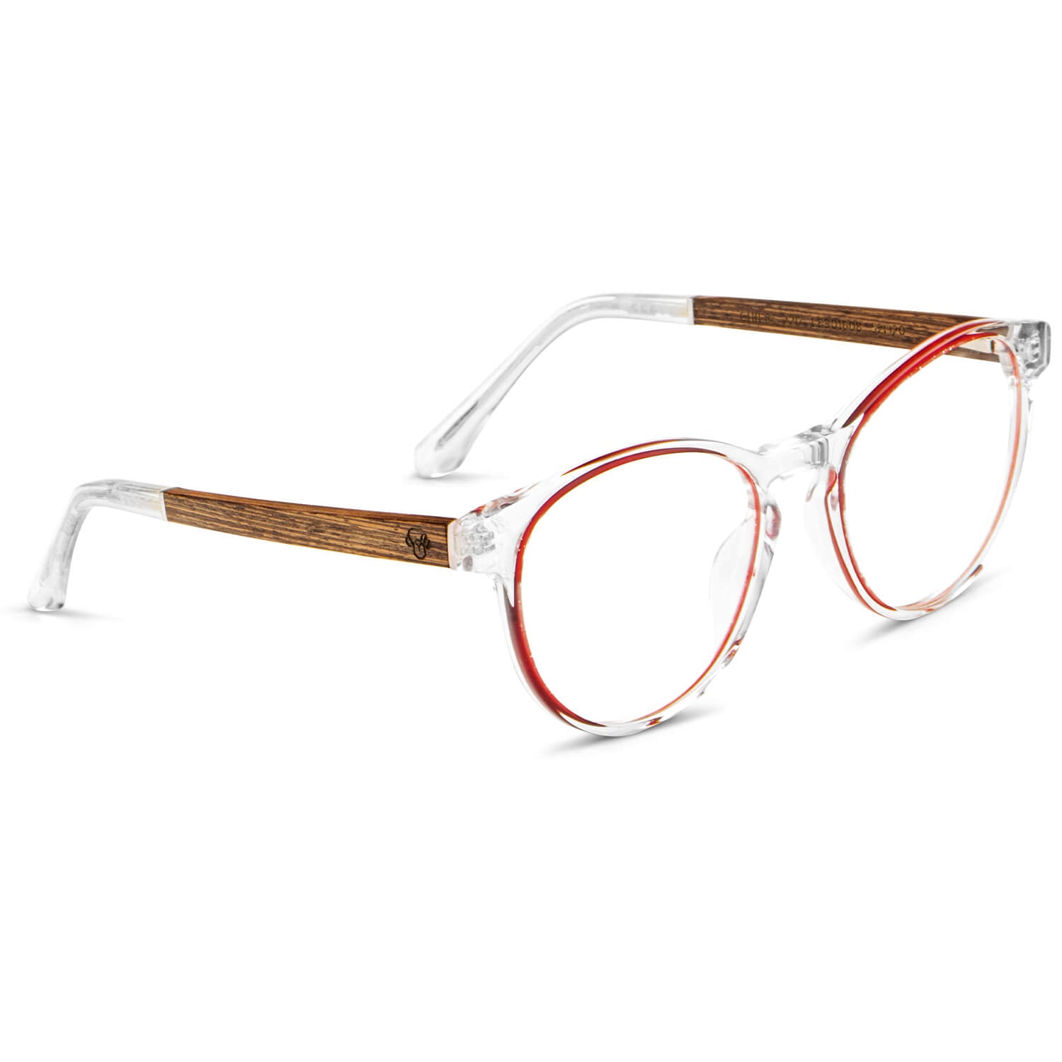 Anteojos marco transparente hombre best sale