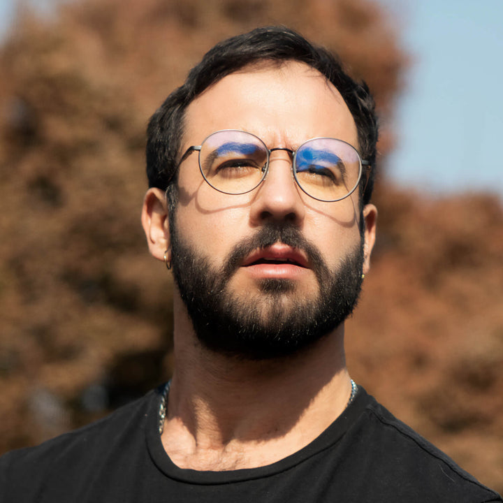 Lentes redondos ópticos mujer sale