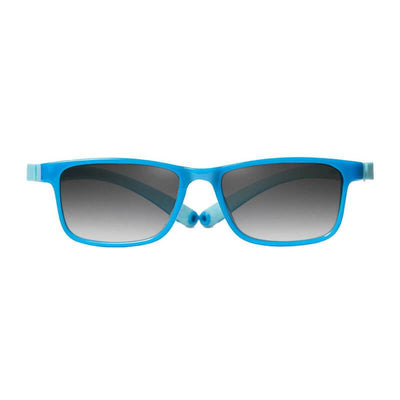 anteojos lentes de sol polarizados para niños y niñas de moda hechos de goma miraflex resistentes Keule gradiente gris