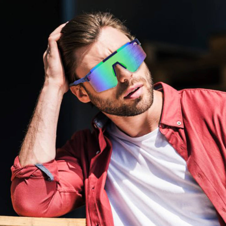 Lentes de sol Deportivos polarizados andar en Bicicleta Negro Bonoboss